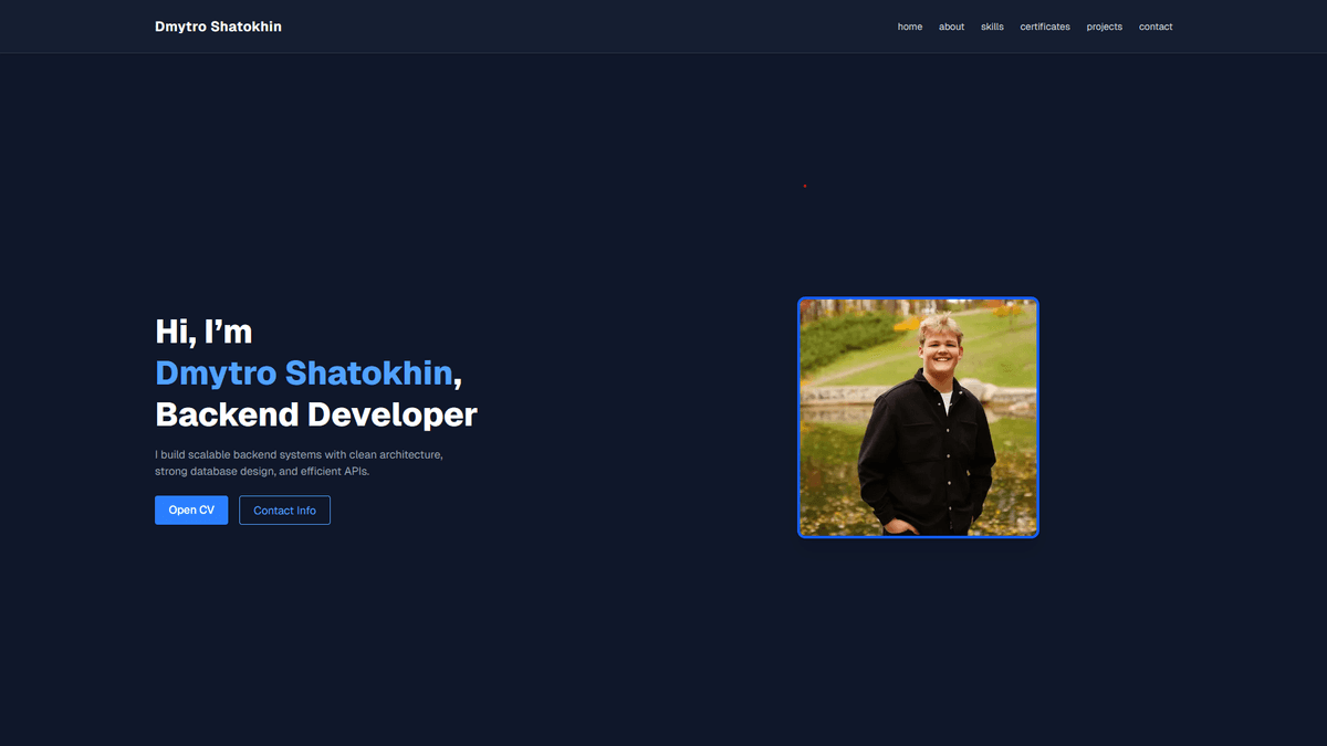 Portfolio Website